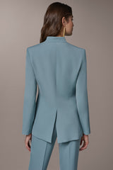 Donna Karan | BUTTON SLEEVE SUIT BLAZER
