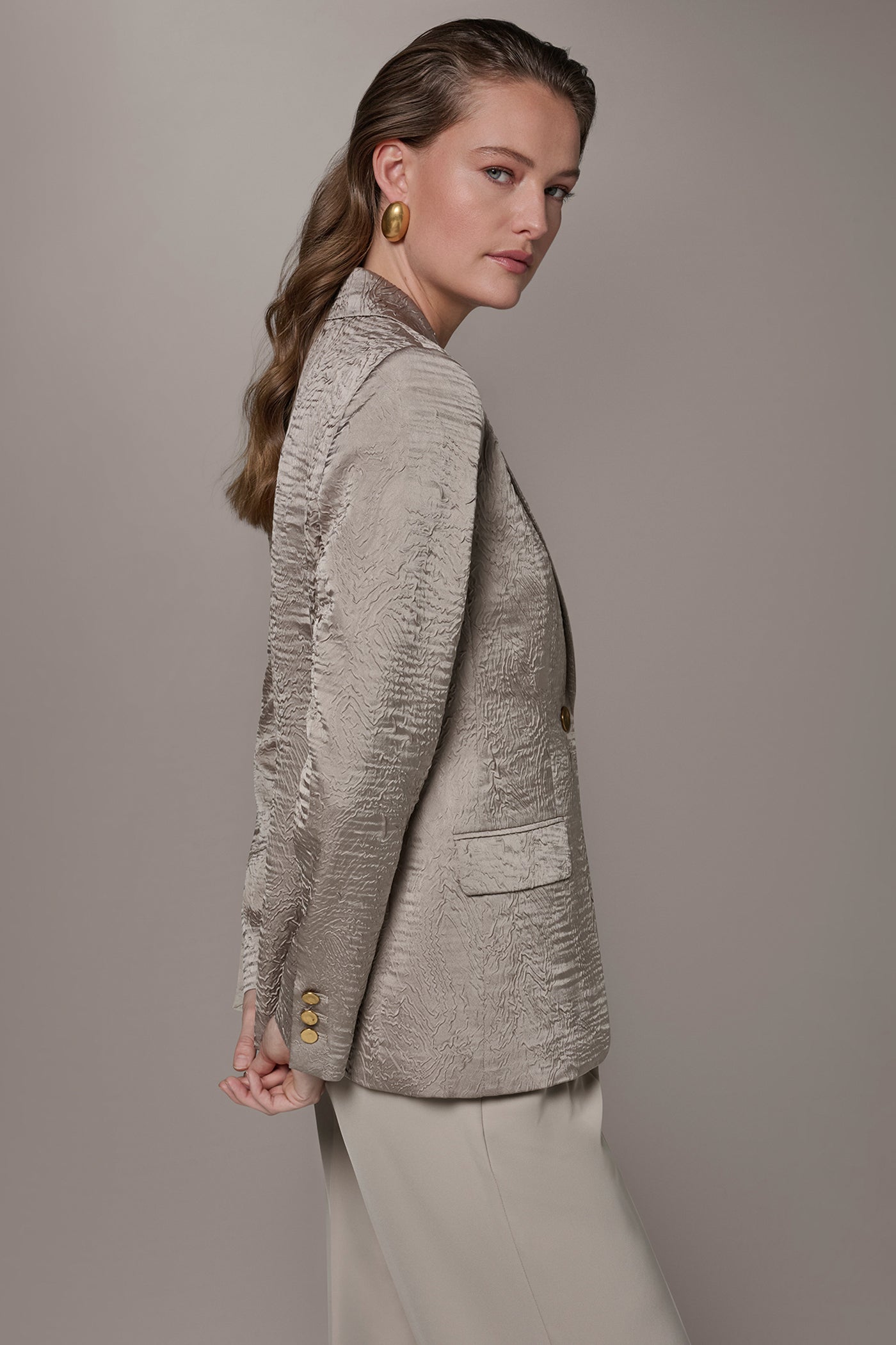 Donna Karan | ONE BUTTON BLAZER