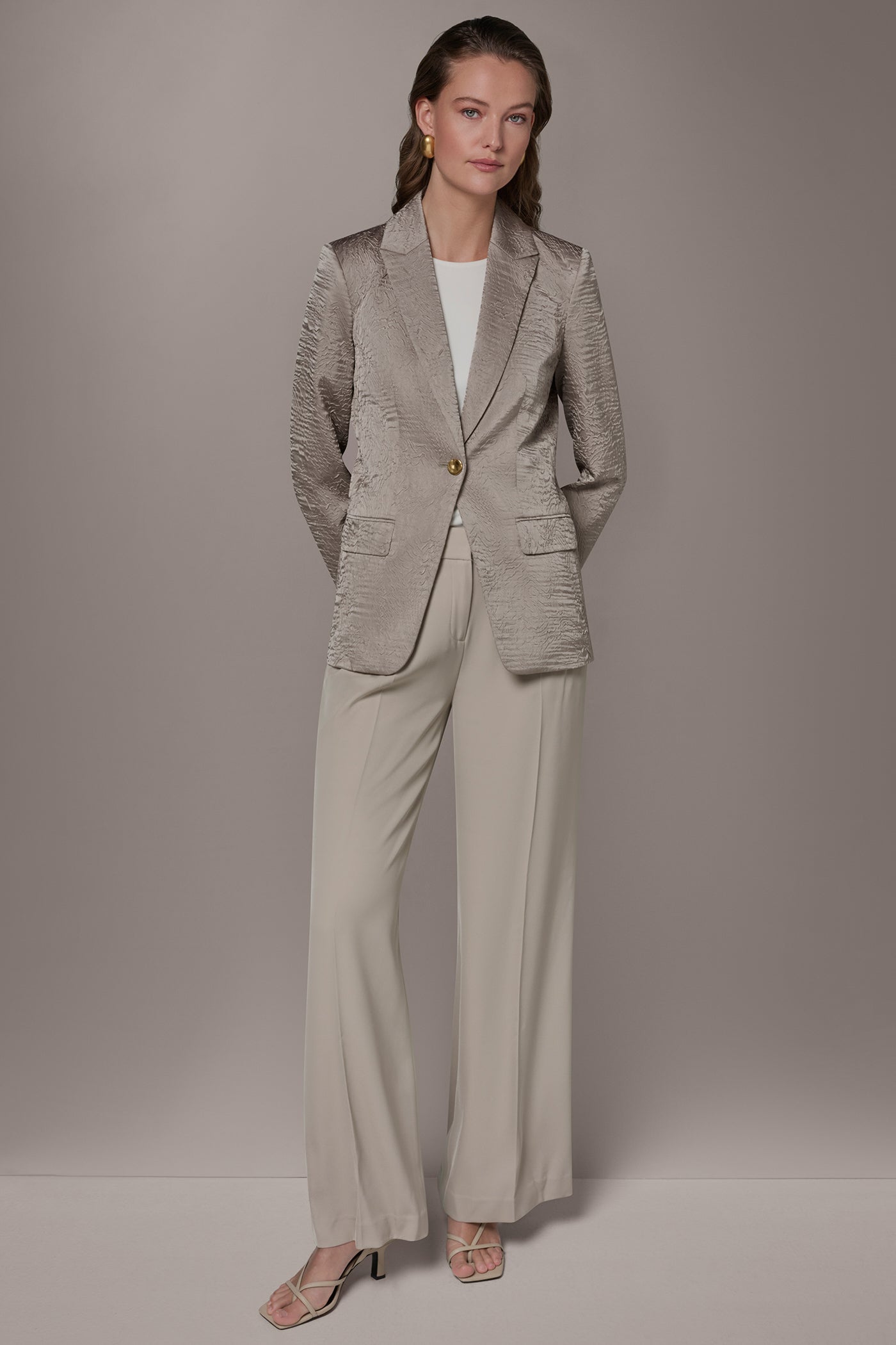 Donna Karan | ONE BUTTON BLAZER