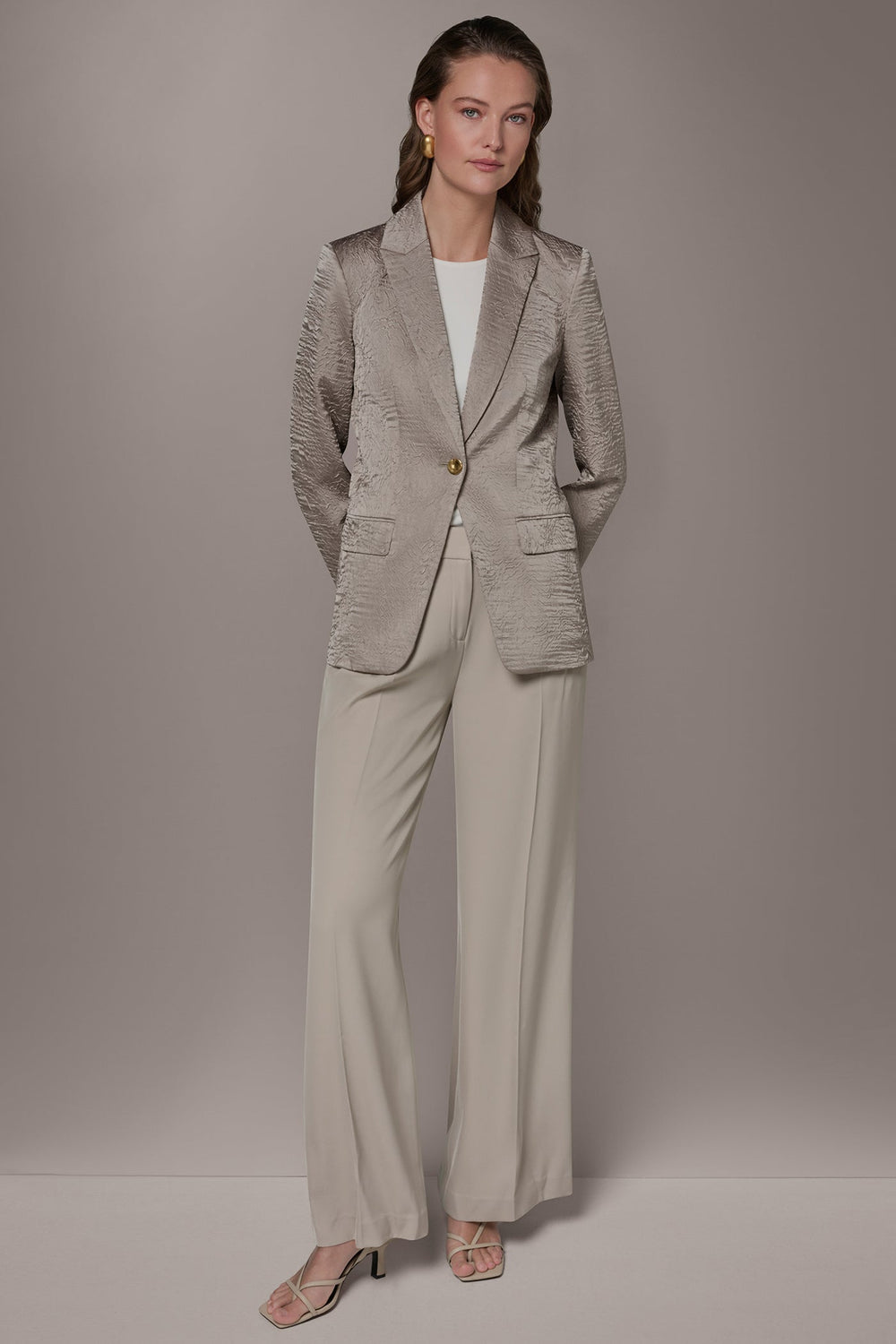 Donna Karan | ONE BUTTON BLAZER