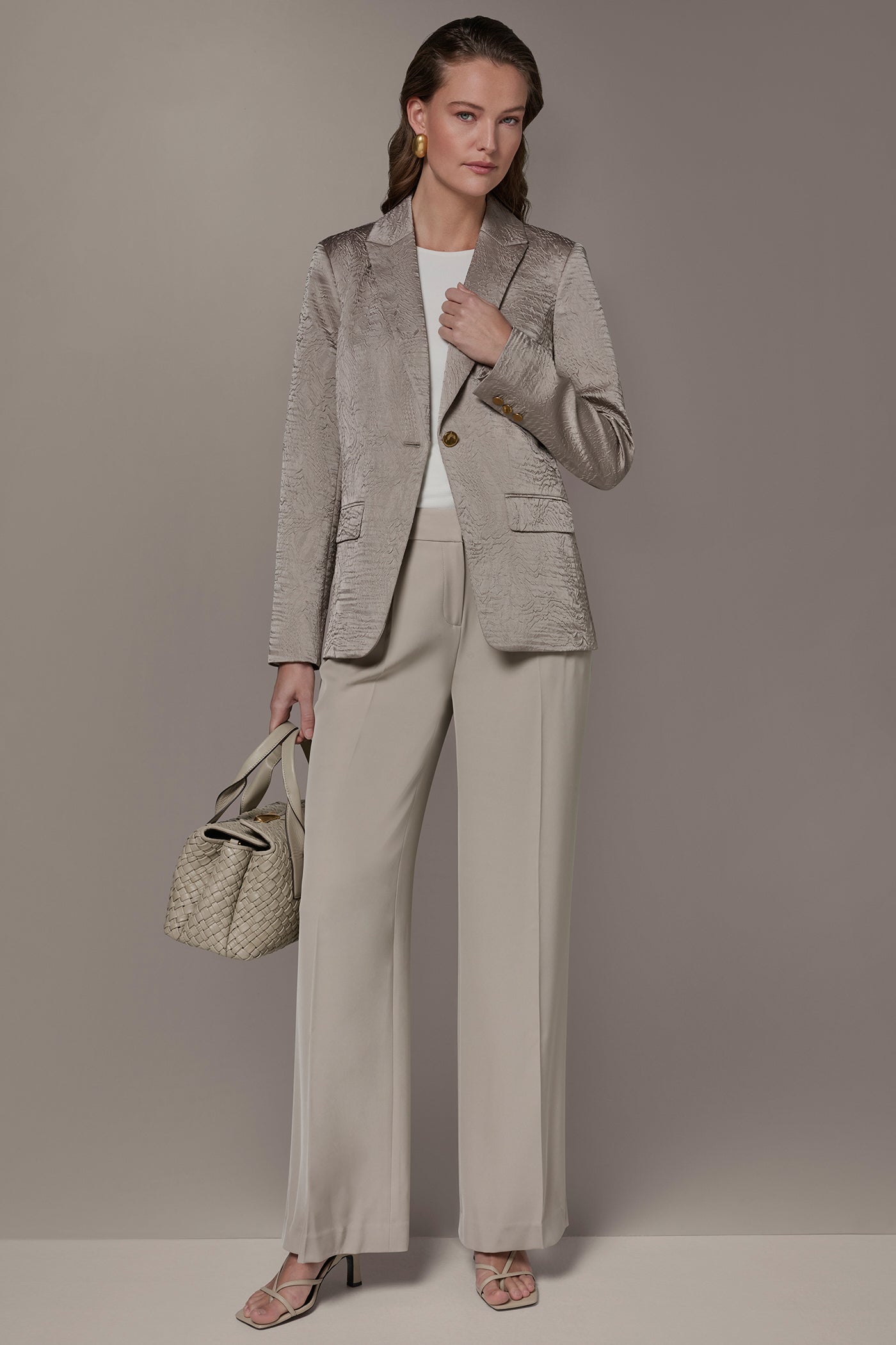 Donna Karan | ONE BUTTON BLAZER