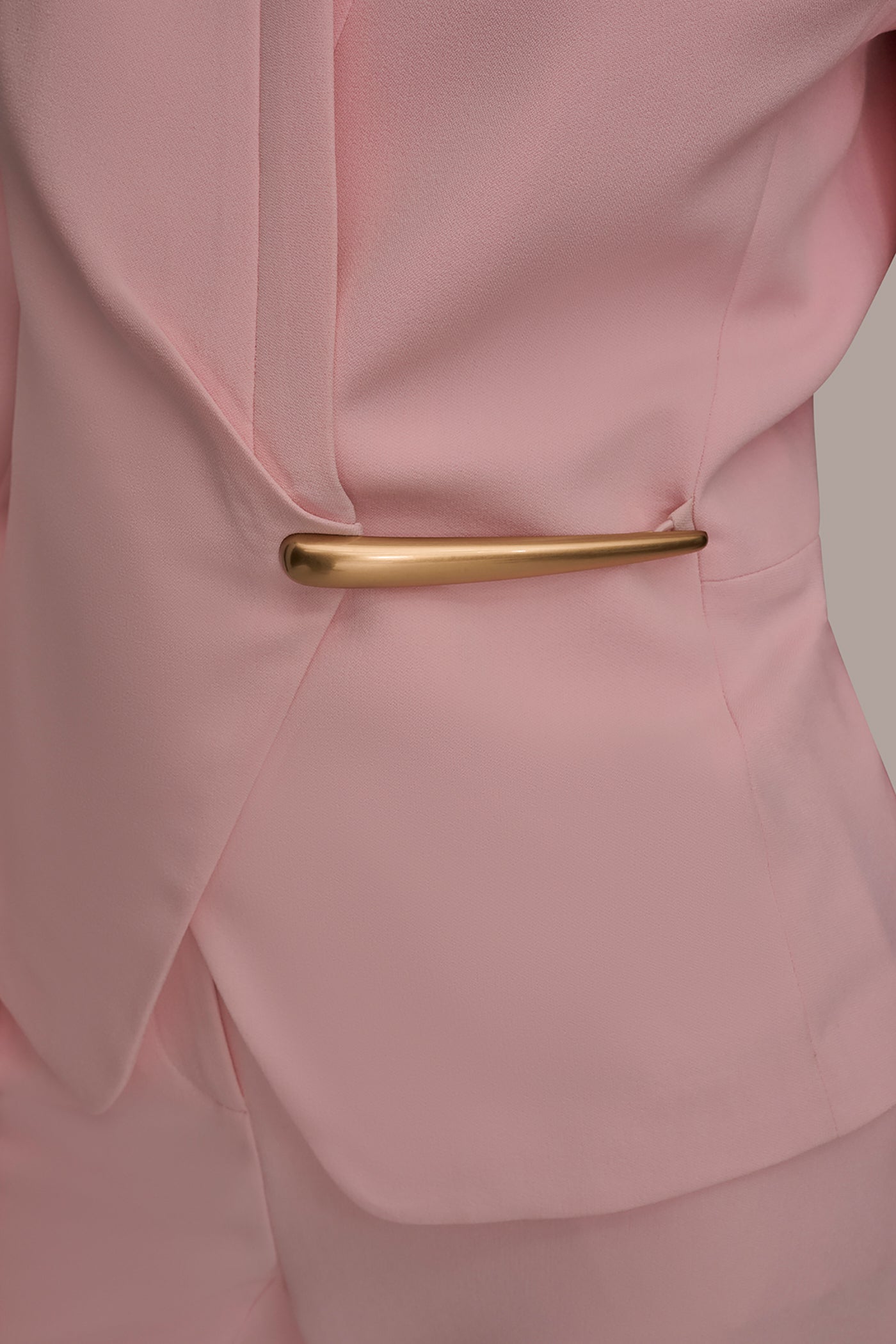 Donna Karan | BAR-EMBELLISHED WRAP BLAZER