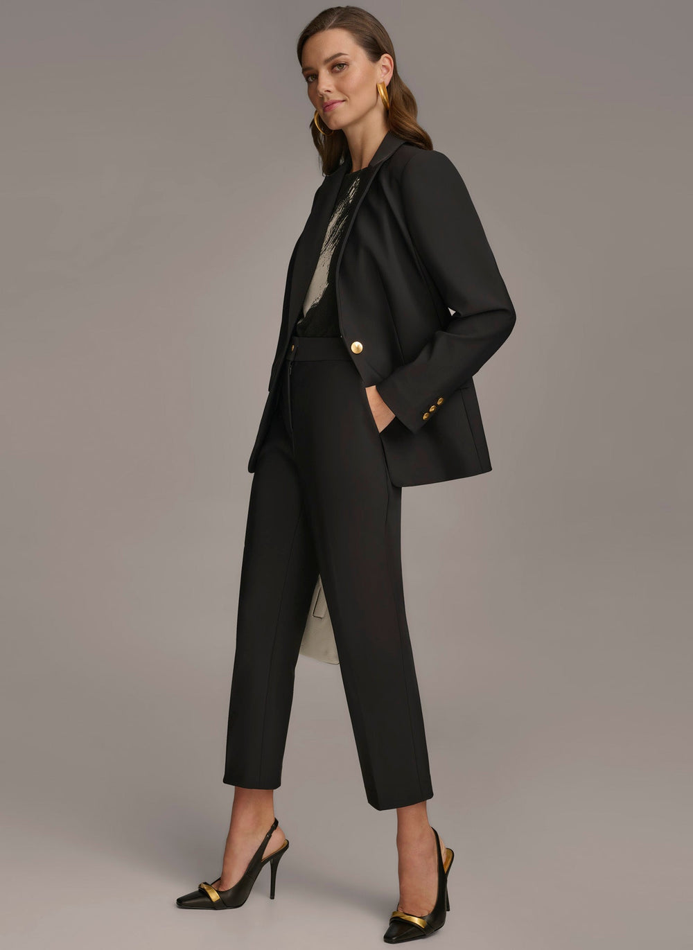 Donna Karan | ONE BUTTON JACKET