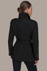 Donna Karan | BELTED MILITARY BLAZER