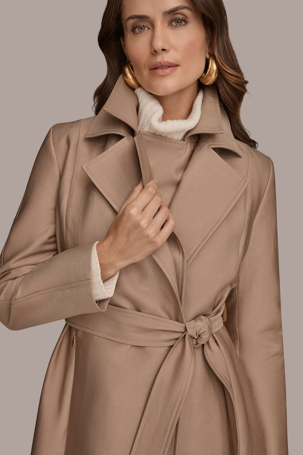 Donna Karan | DOUBLE COLLAR TRENCH