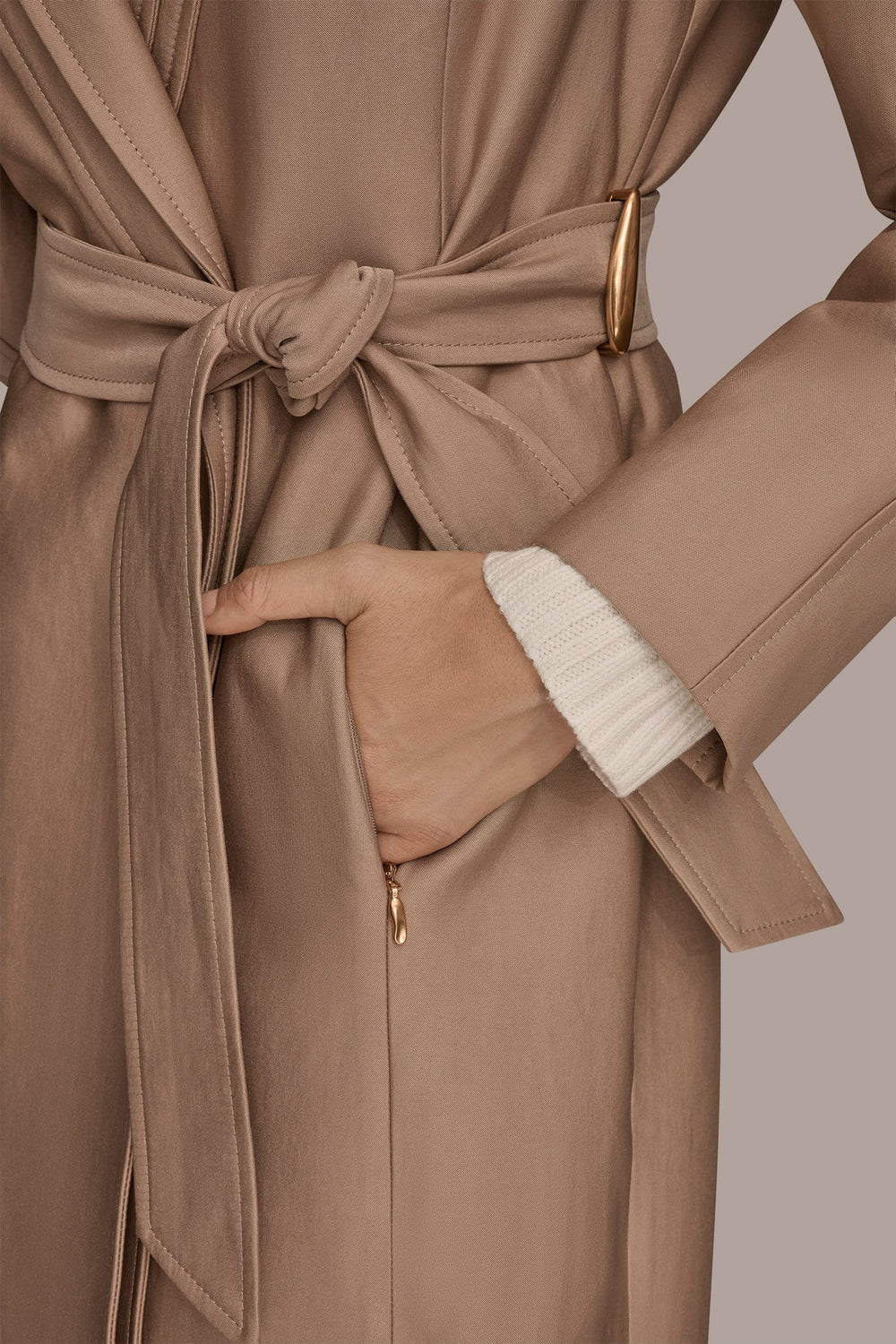 Donna Karan | DOUBLE COLLAR TRENCH