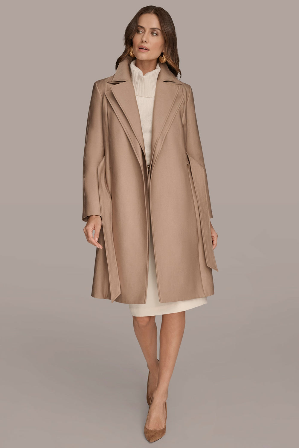Donna Karan | DOUBLE COLLAR TRENCH