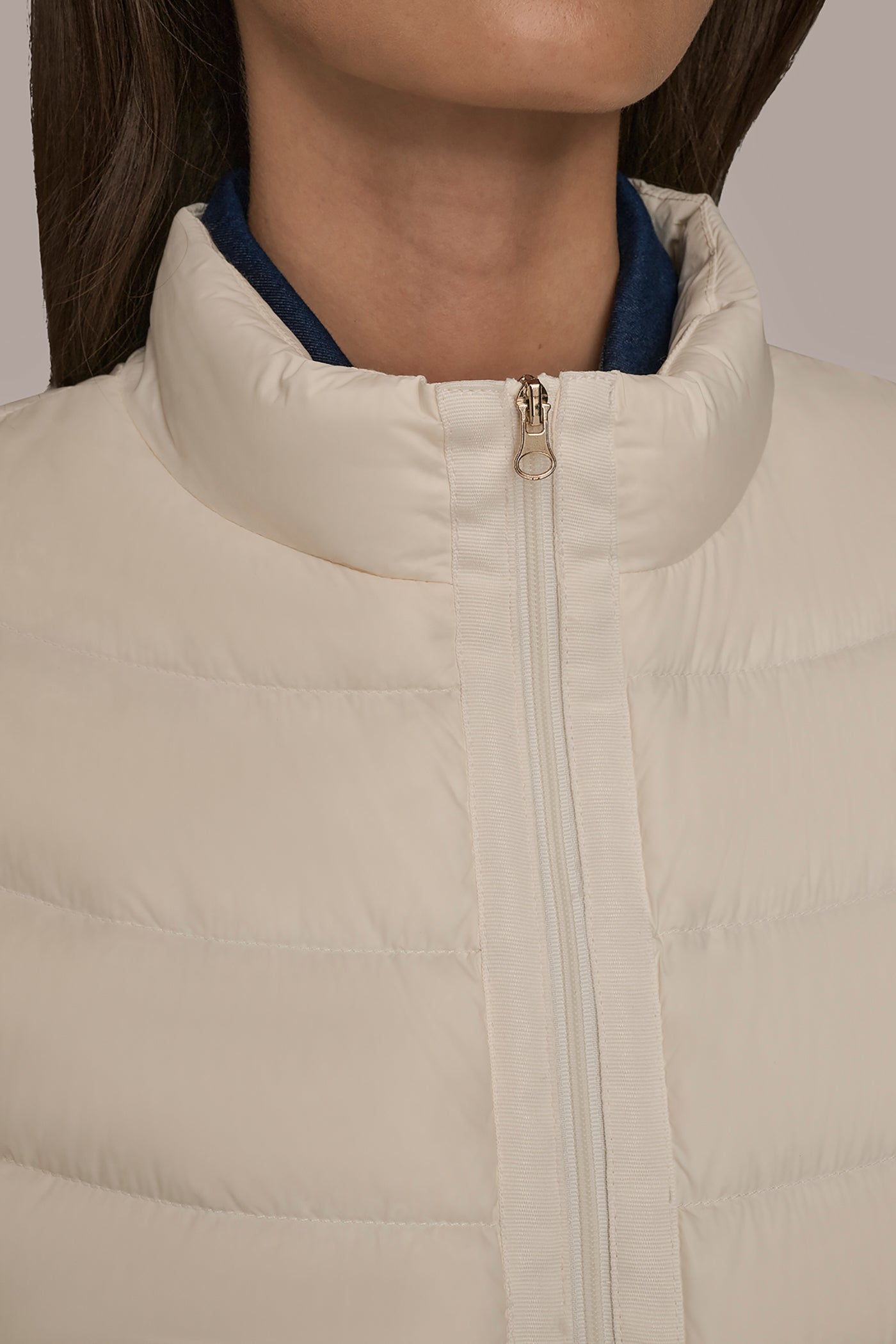 Donna Karan | CAP SLEEVE PUFFER VEST