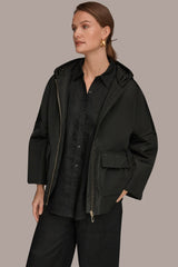 Donna Karan | HOODED LIGHT QUILT JACKET
