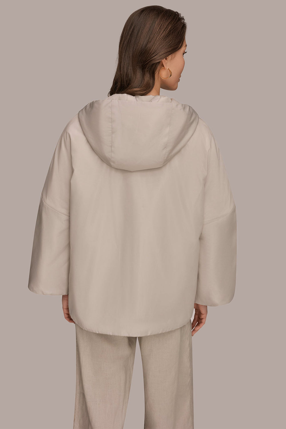 Donna Karan | HOODED LIGHT QUILT JACKET
