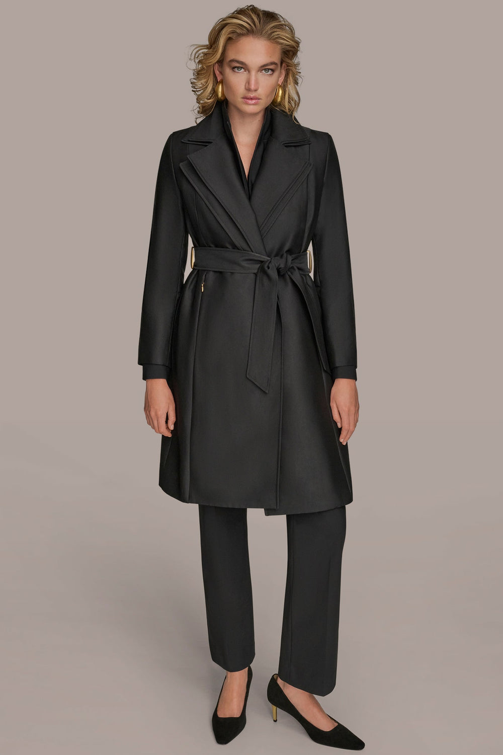 Donna Karan | DOUBLE COLLAR TRENCH