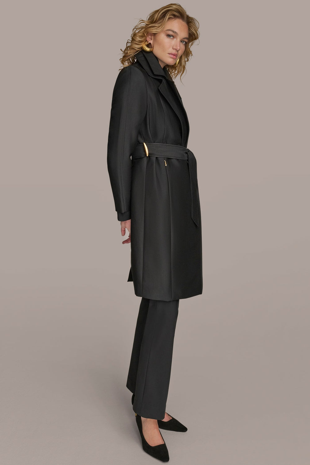Donna Karan | DOUBLE COLLAR TRENCH