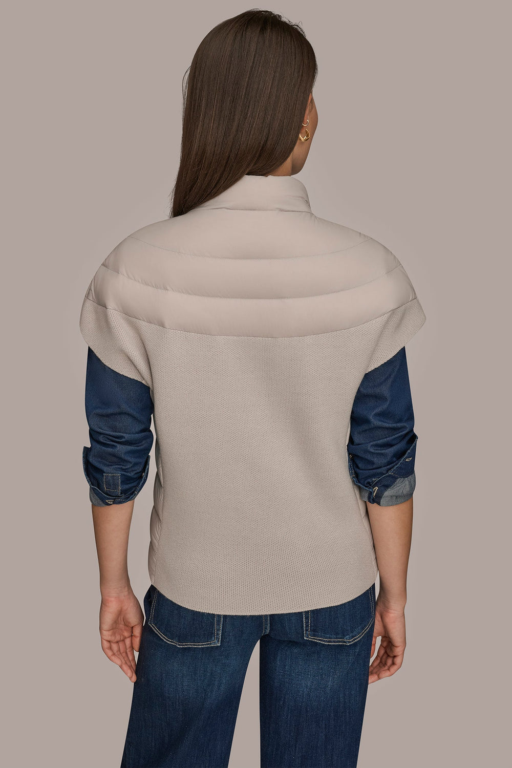 Donna Karan | CAP SLEEVE PUFFER VEST