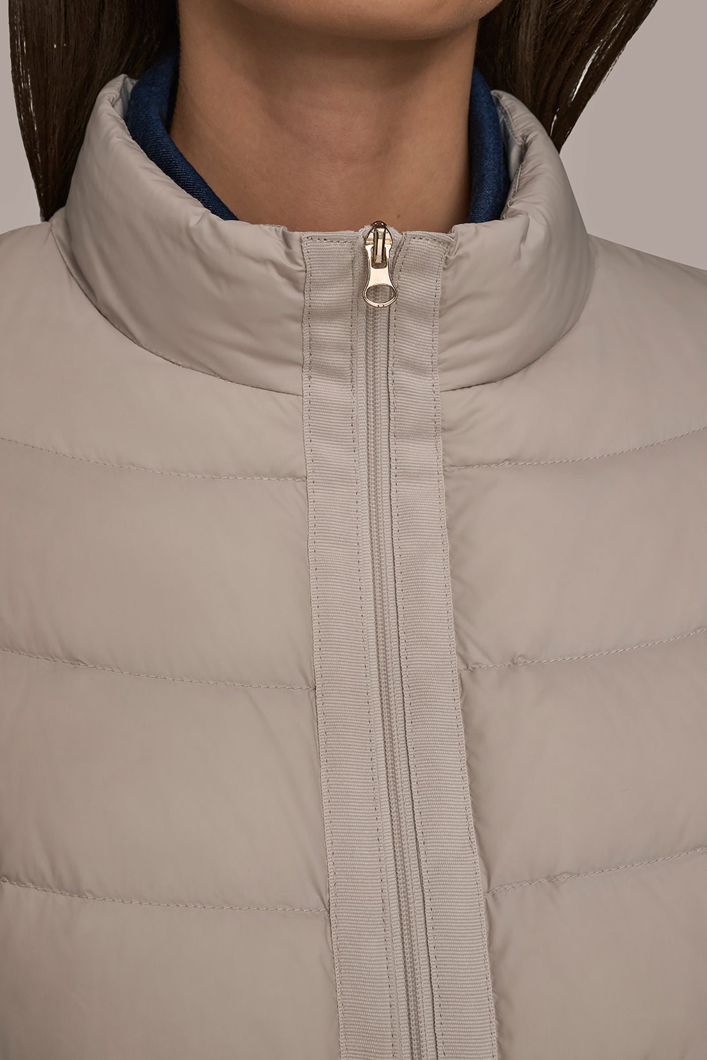Donna Karan | CAP SLEEVE PUFFER VEST