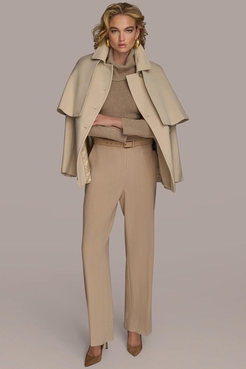 Donna Karan | WATER REPELLENT CREPE CAPELET