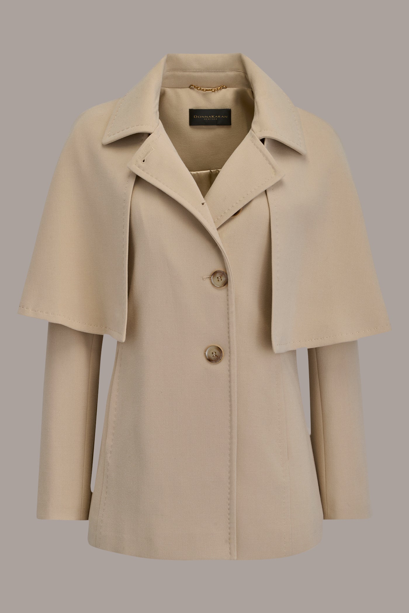 Donna Karan | WATER REPELLENT CREPE CAPELET