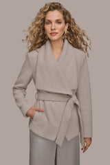Donna Karan | TIE-FRONT WRAP JACKET