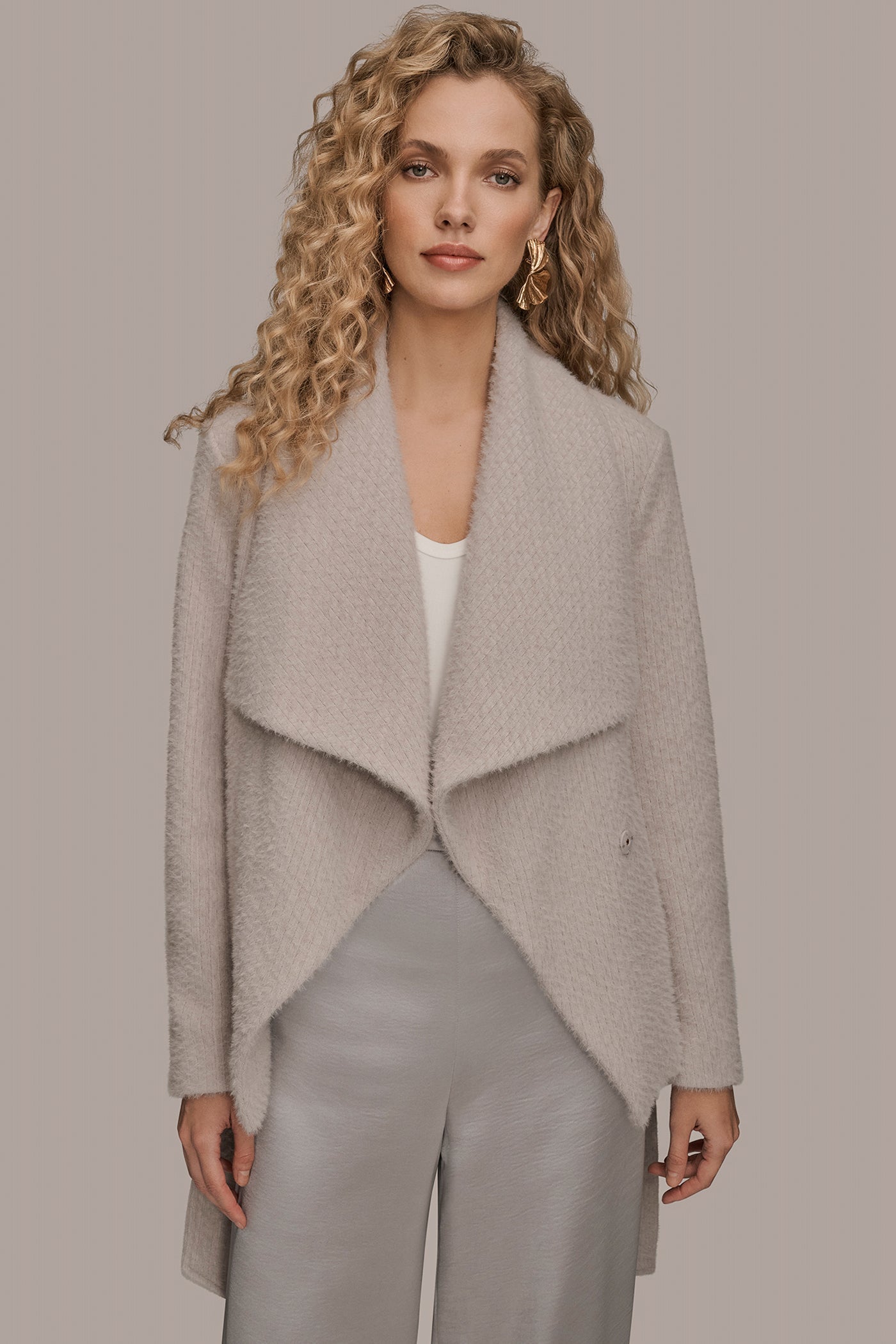 Donna Karan | TIE-FRONT WRAP JACKET