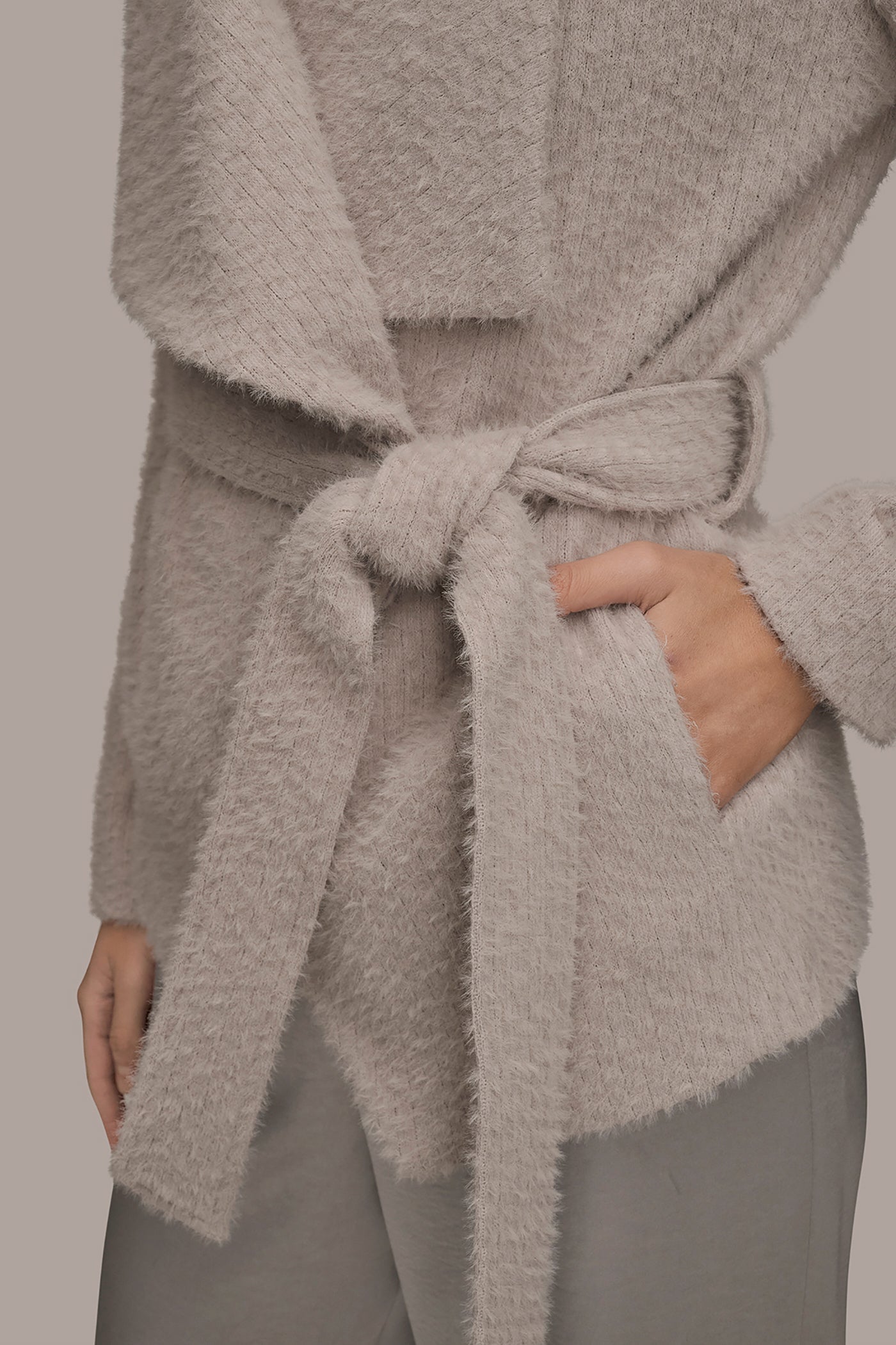 Donna Karan | TIE-FRONT WRAP JACKET