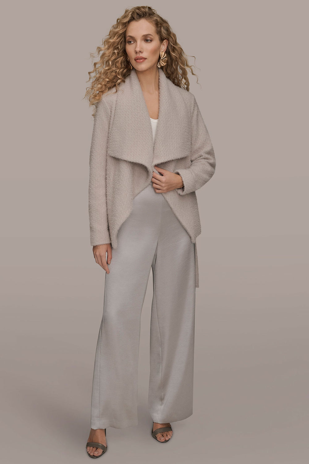 Donna Karan | TIE-FRONT WRAP JACKET