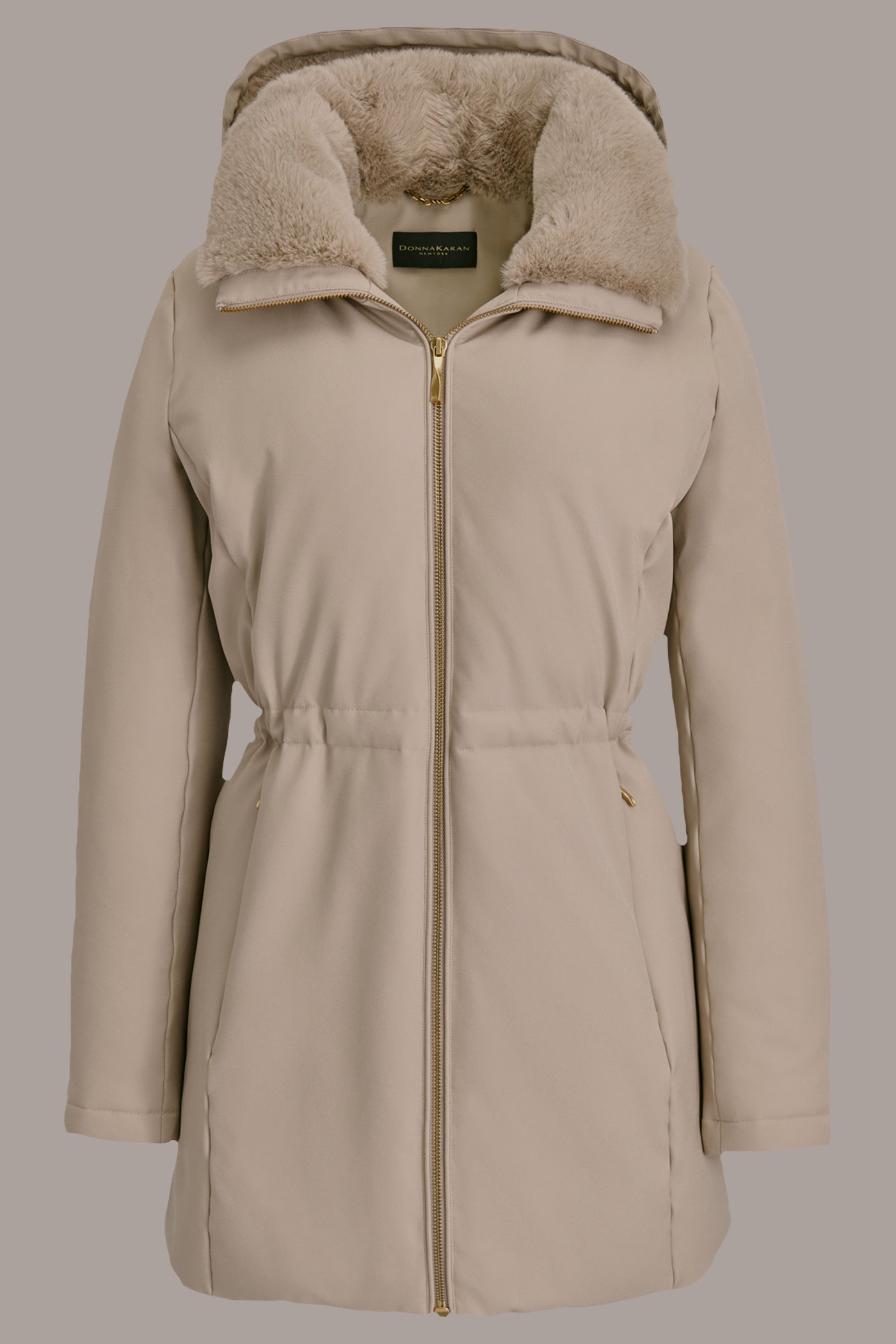 Donna Karan | FAUX FUR LINED PUFFER