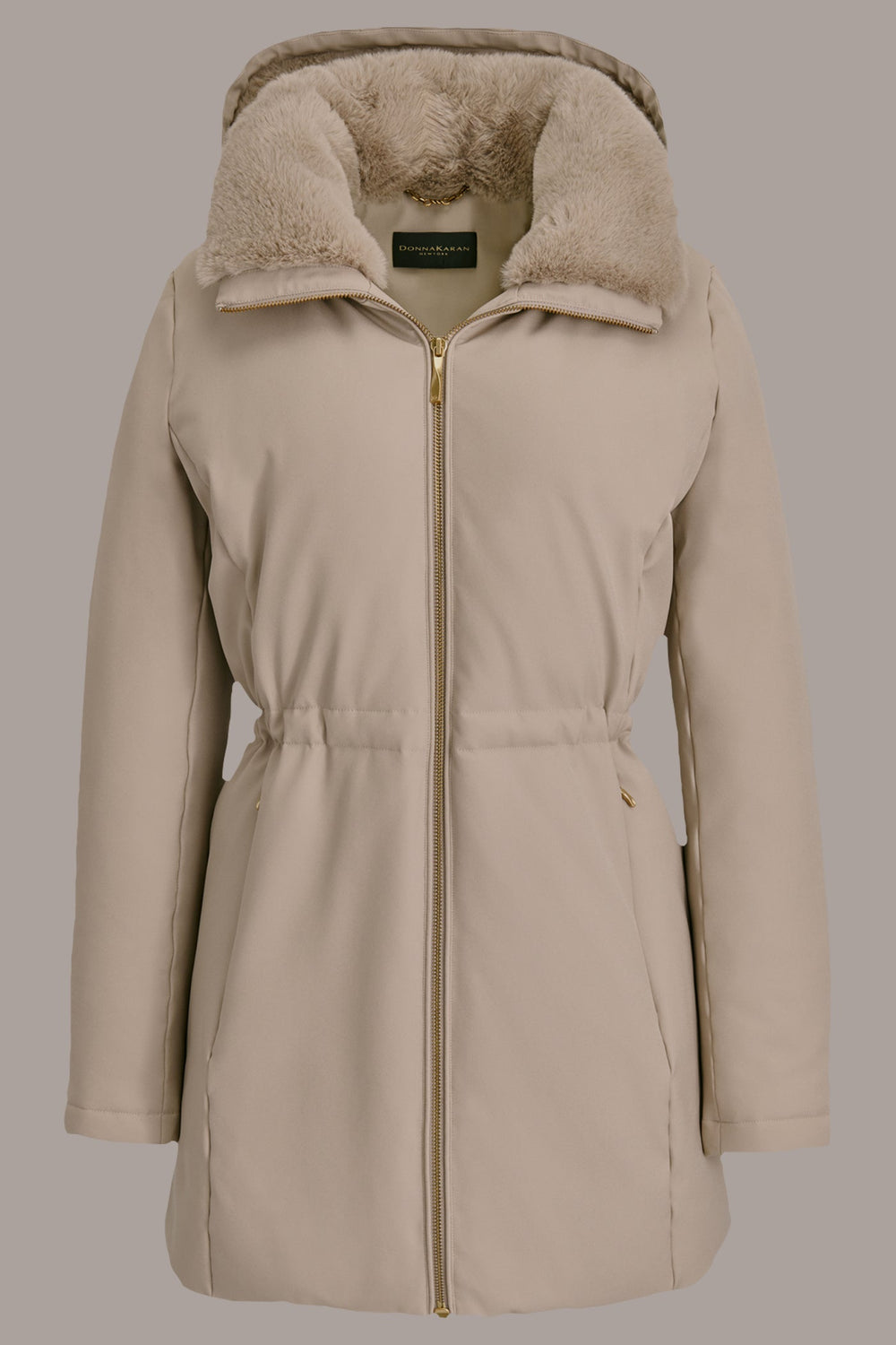 Donna Karan | FAUX FUR LINED PUFFER