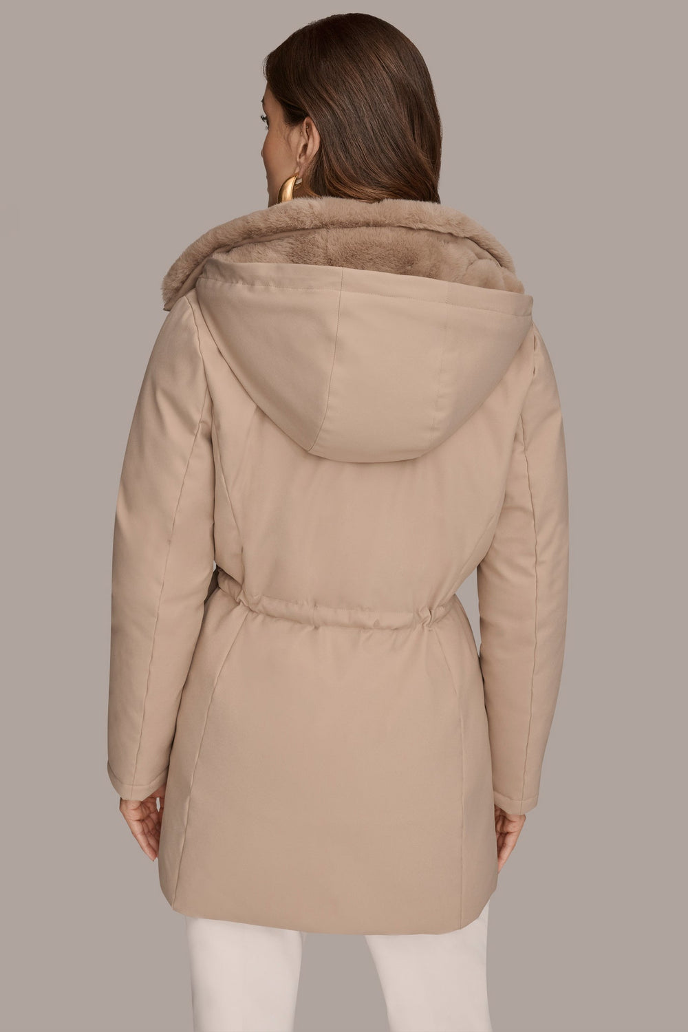 Donna Karan | FAUX FUR LINED PUFFER