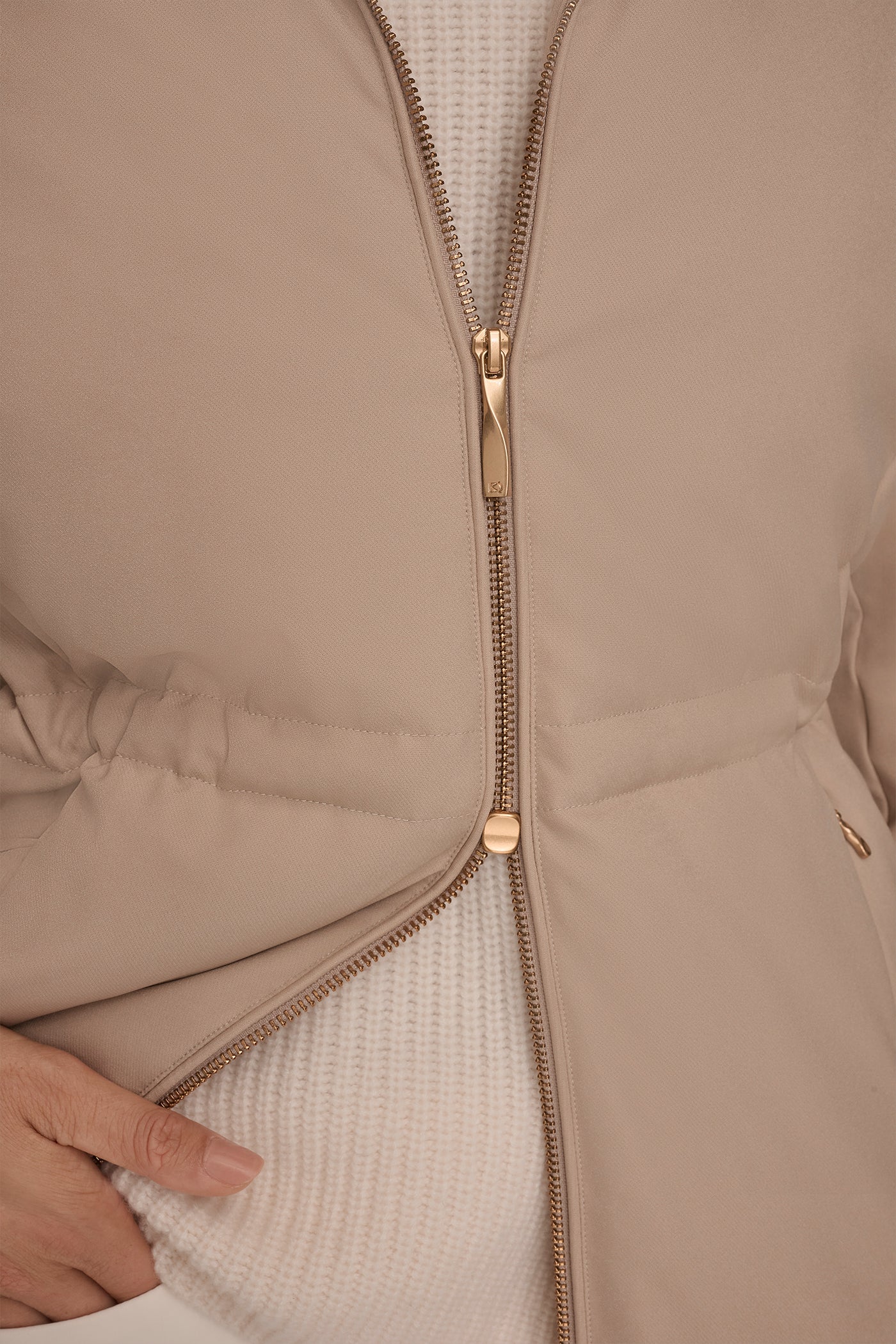 Donna Karan | FAUX FUR LINED PUFFER