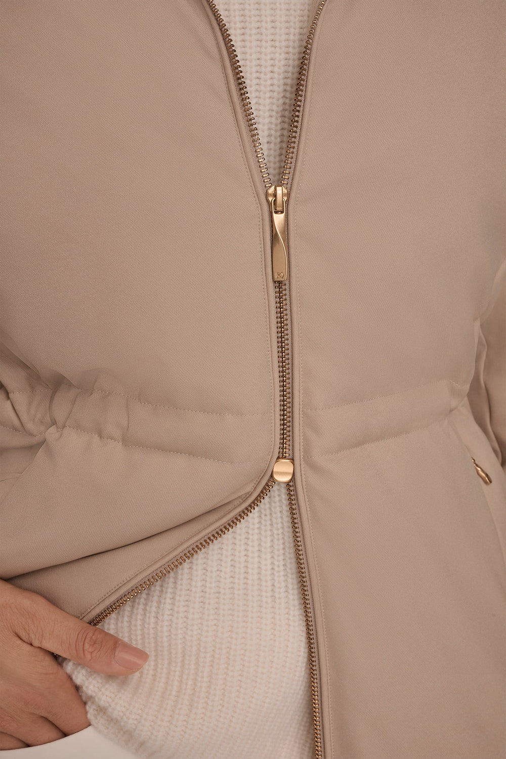 Donna Karan | FAUX FUR LINED PUFFER