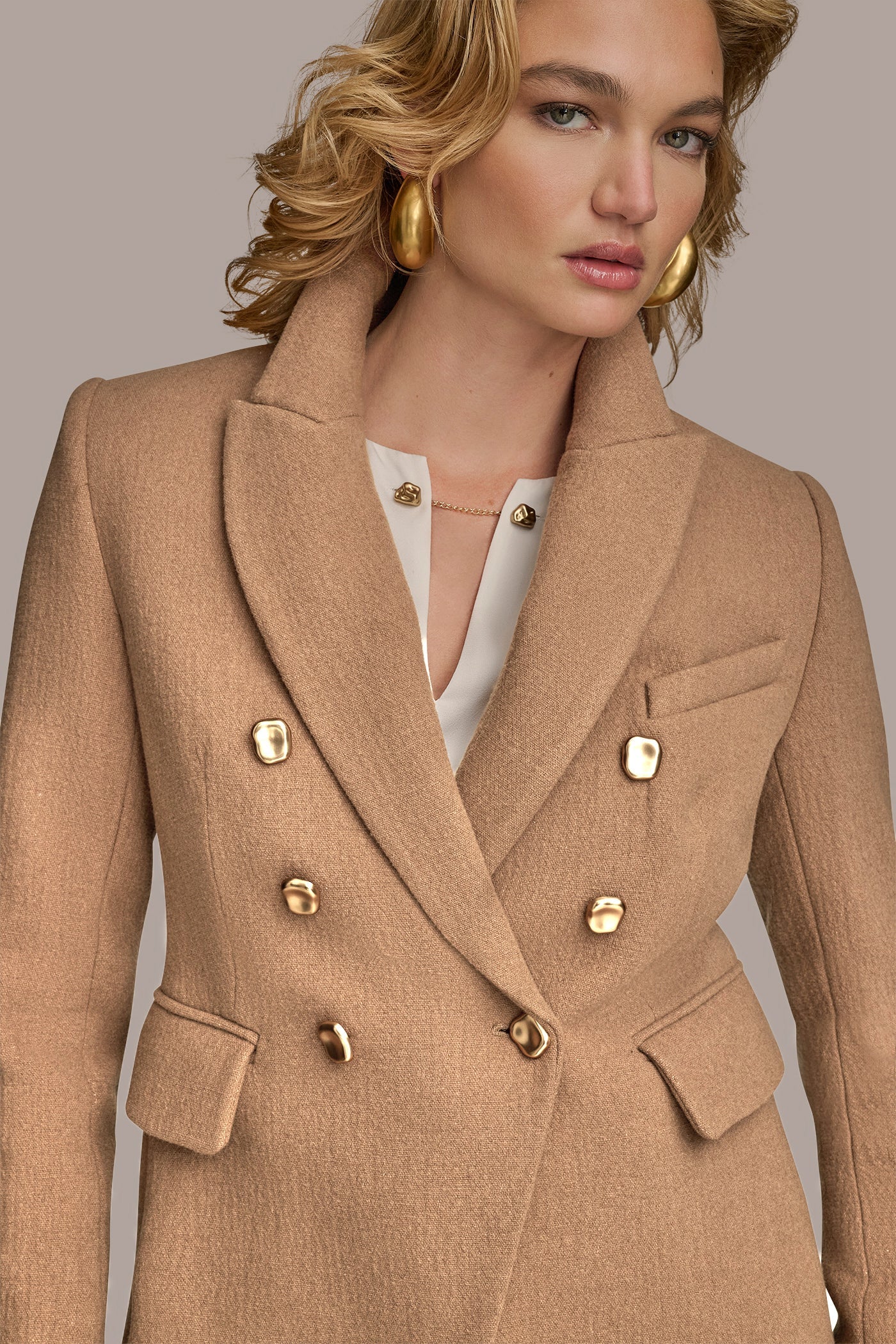 Donna Karan | WOOL BLAZER JACKET