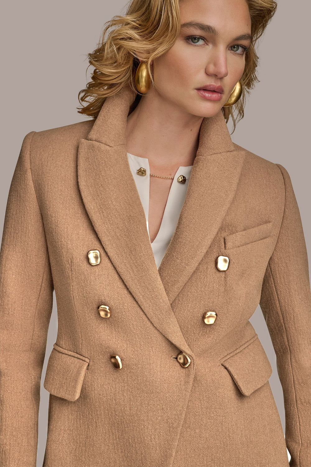 Donna Karan | WOOL BLAZER JACKET