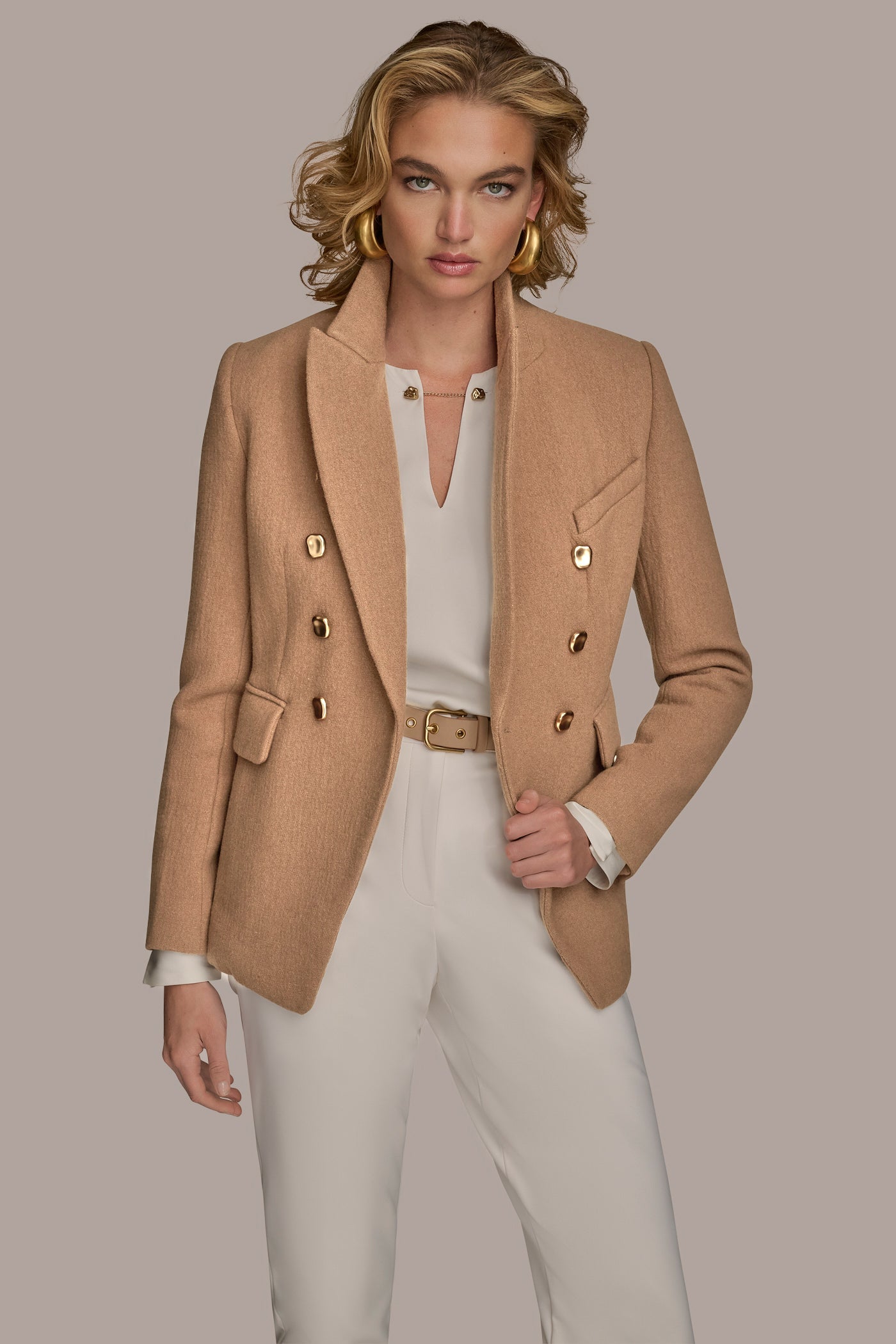 Donna Karan | WOOL BLAZER JACKET