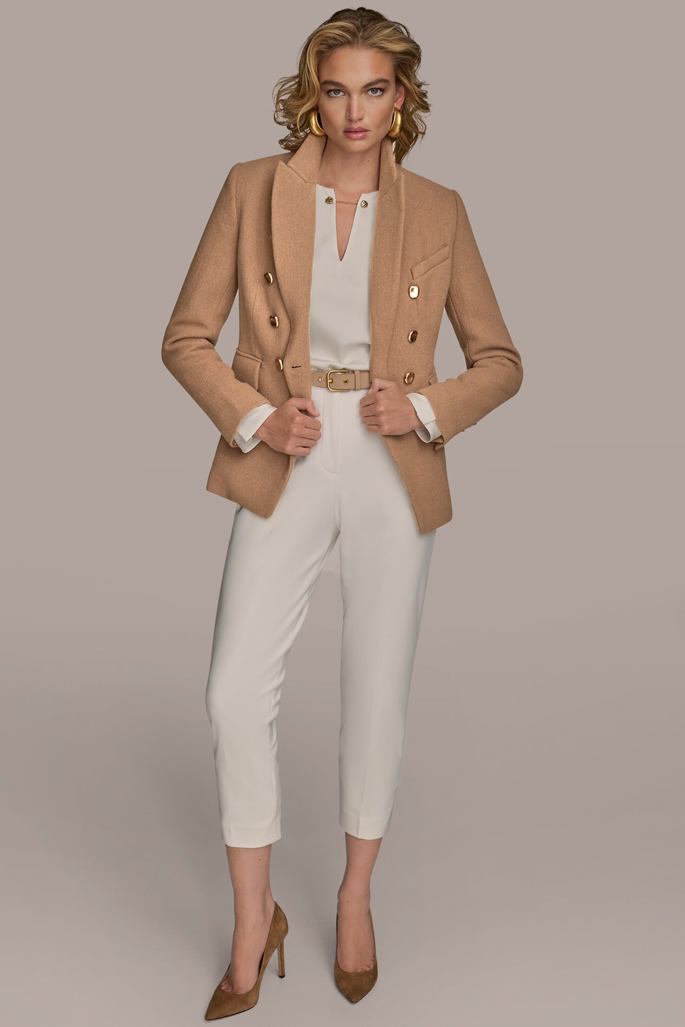 Donna Karan | WOOL BLAZER JACKET