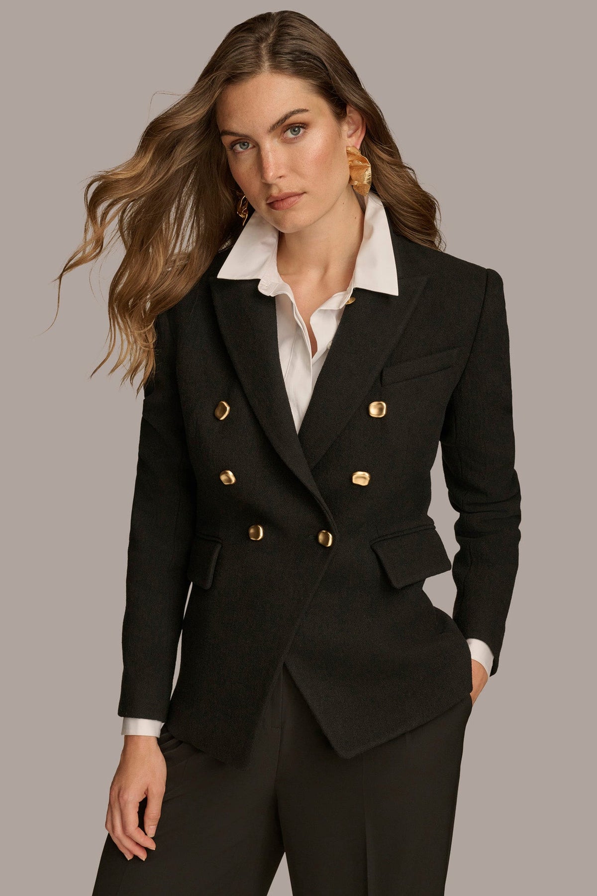 Donna Karan | WOOL BLAZER JACKET
