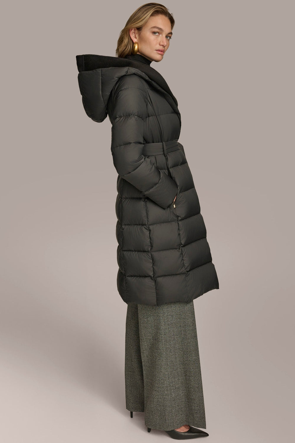 Donna Karan | TIE WAIST PUFFER
