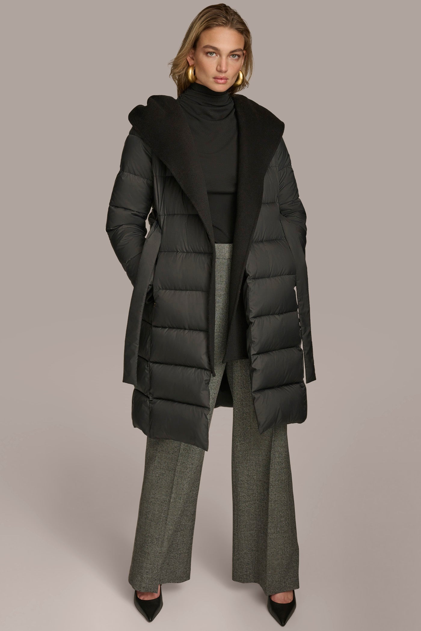 Donna Karan | TIE WAIST PUFFER