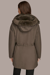 Donna Karan | FAUX FUR LINED PUFFER