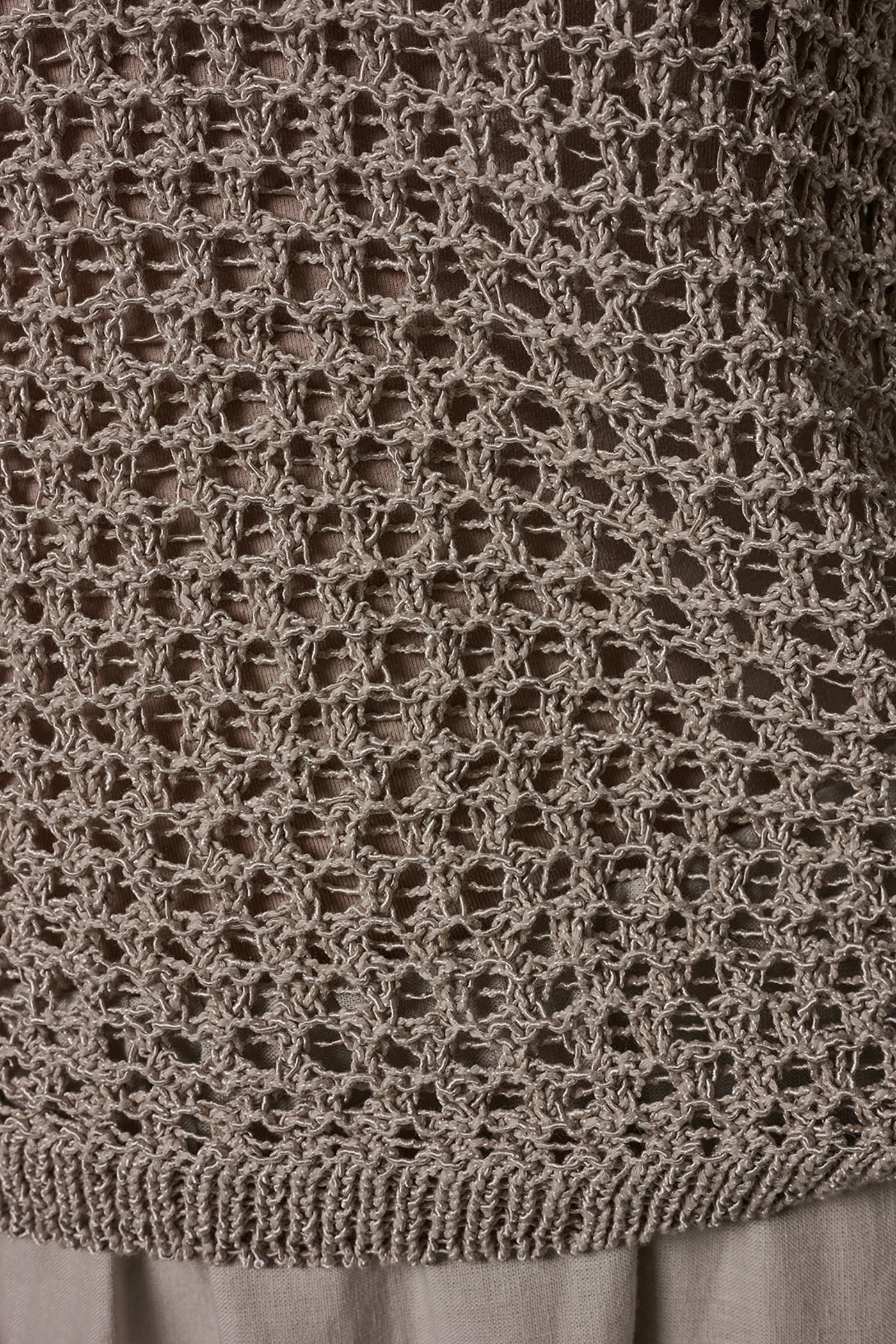 Donna Karan | SHORT SLEEVE OPEN STITCH SWEATER