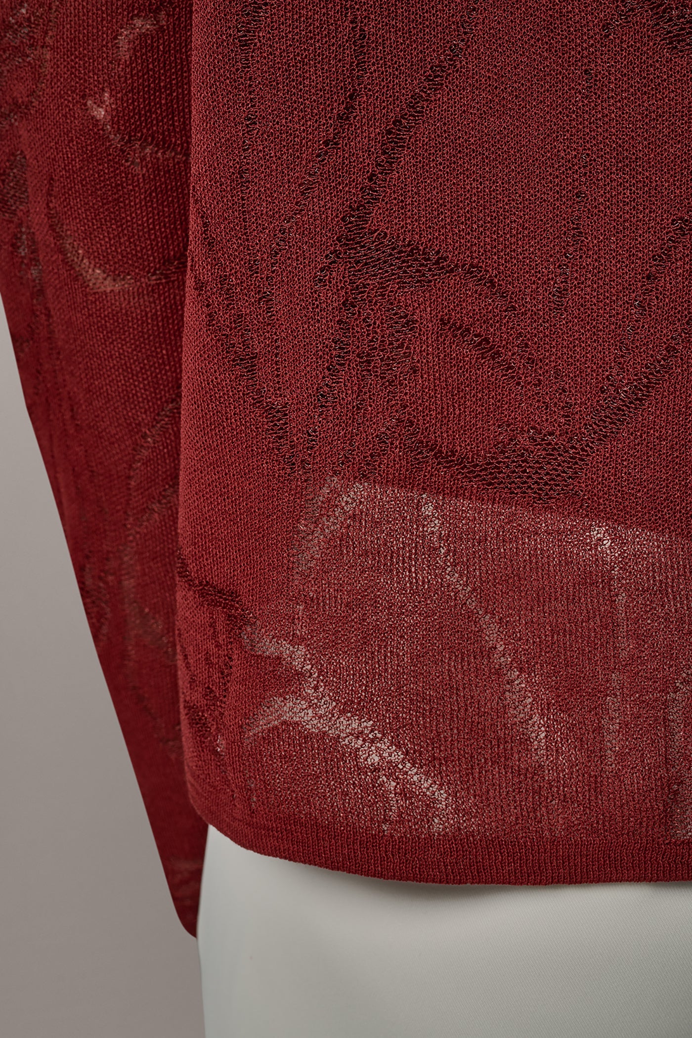Donna Karan | FLORAL SHEER CARDIGAN