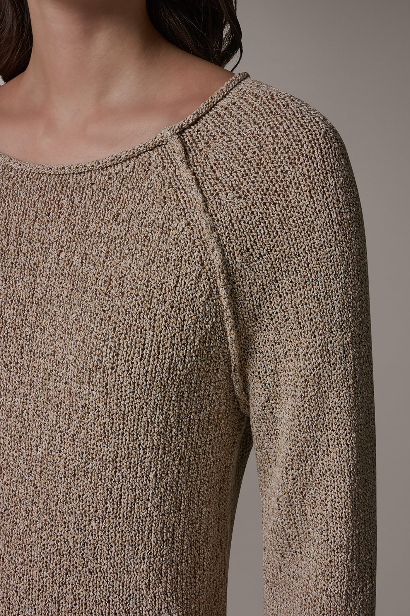 Donna Karan | LONG SLEEVE EASY SWEATER
