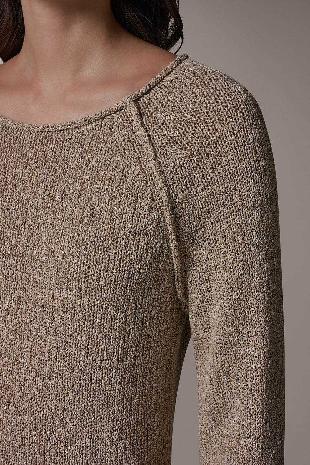 Donna Karan | LONG SLEEVE EASY SWEATER