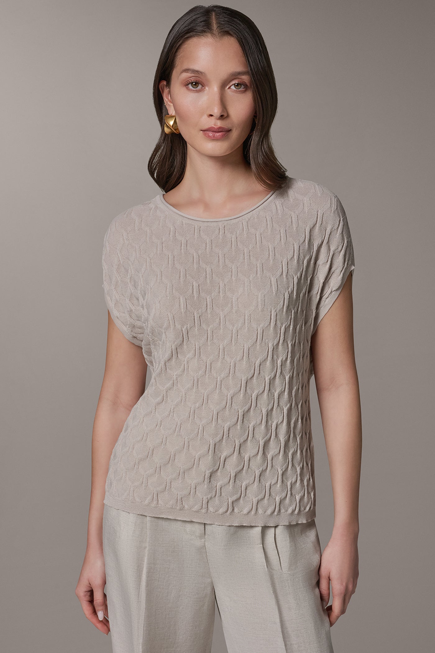 Donna Karan | CAP SLEEVE SWEATER