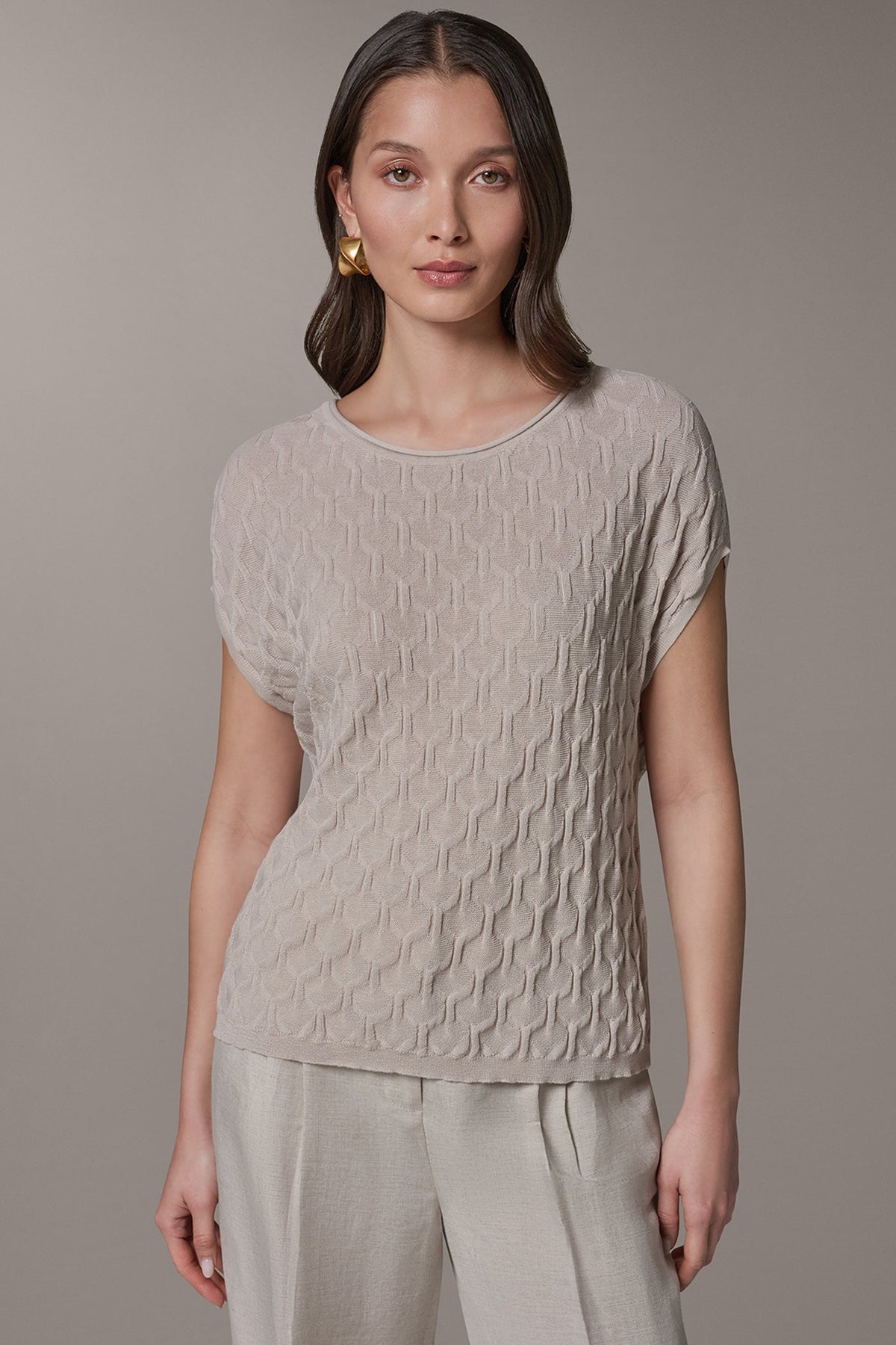 Donna Karan | CAP SLEEVE SWEATER