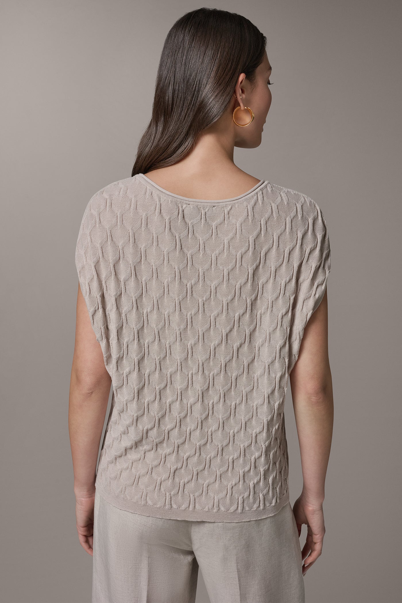 Donna Karan | CAP SLEEVE SWEATER
