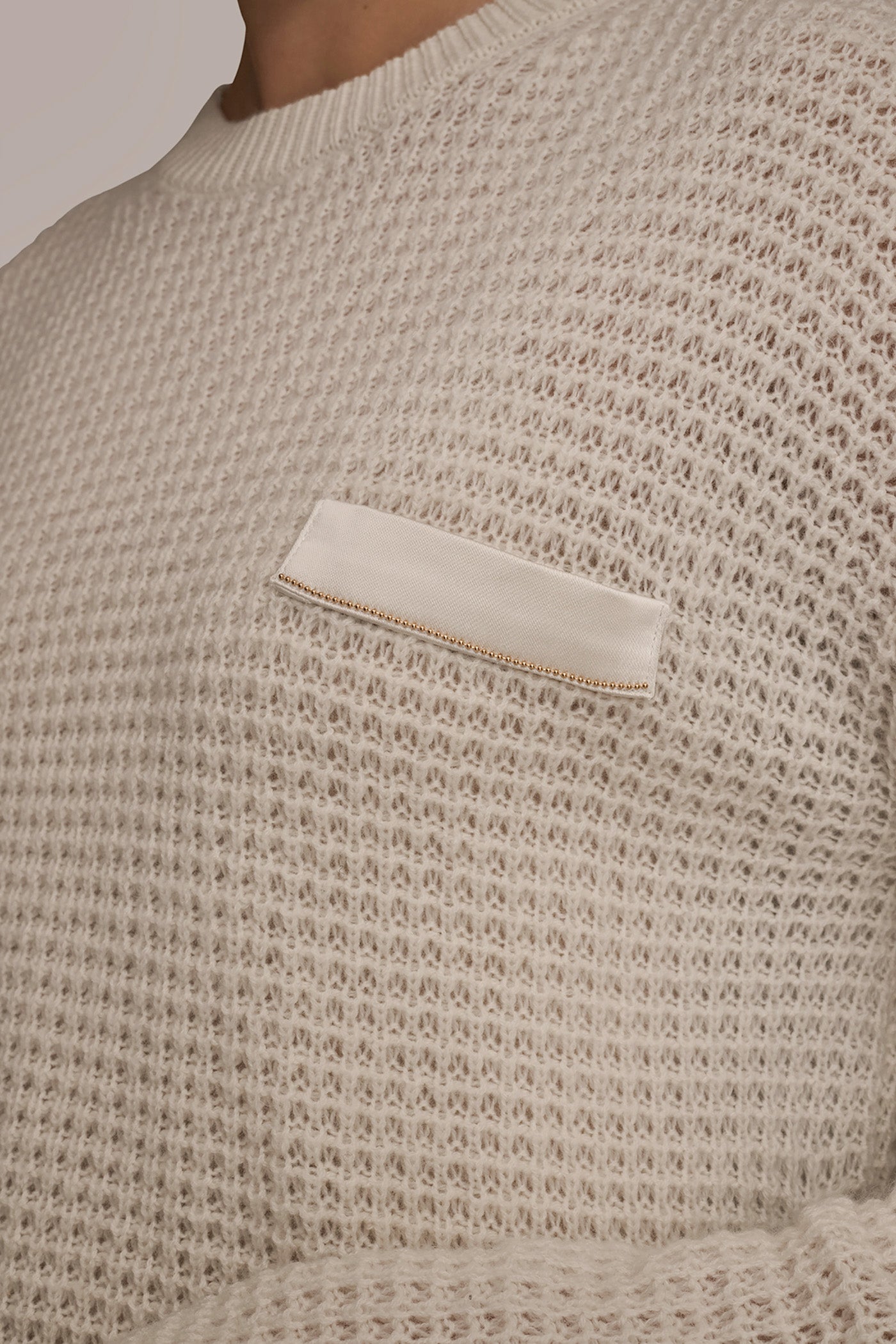Donna Karan | WOOL AND CASHMERE-BLEND POCKET SWEATER