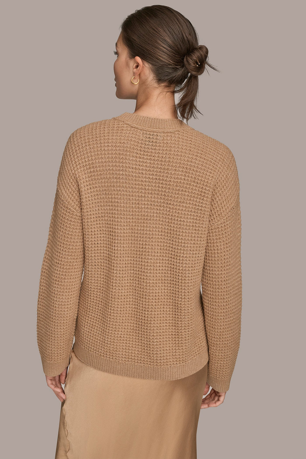 Donna Karan | WOOL AND CASHMERE-BLEND POCKET SWEATER