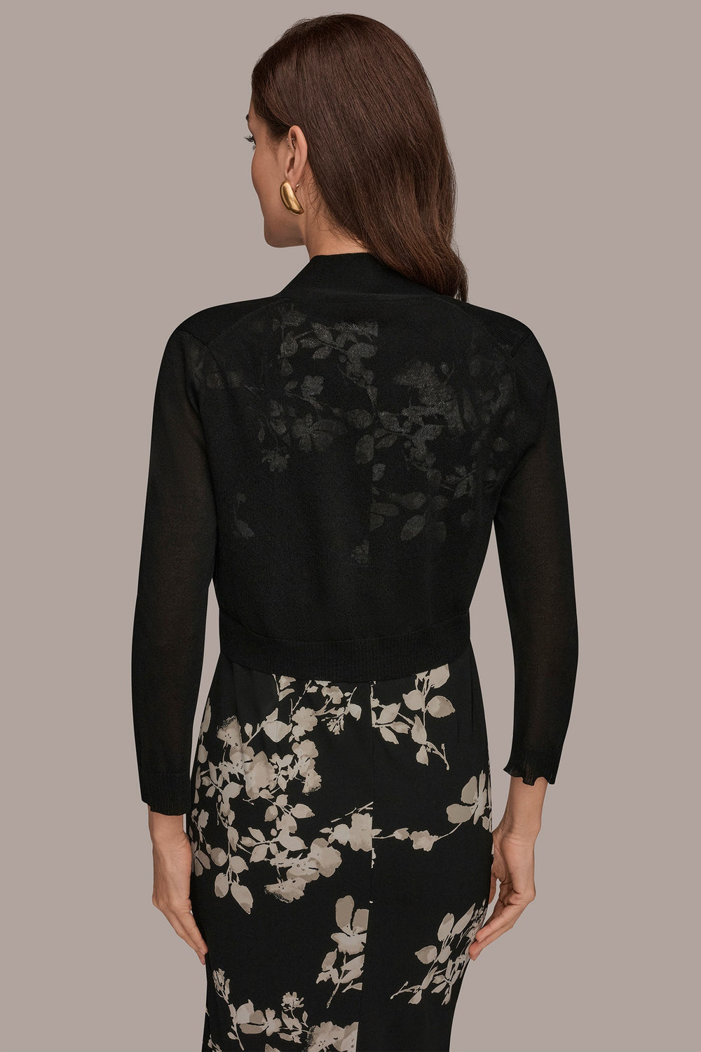 Donna Karan | OPEN-FRONT SHRUG