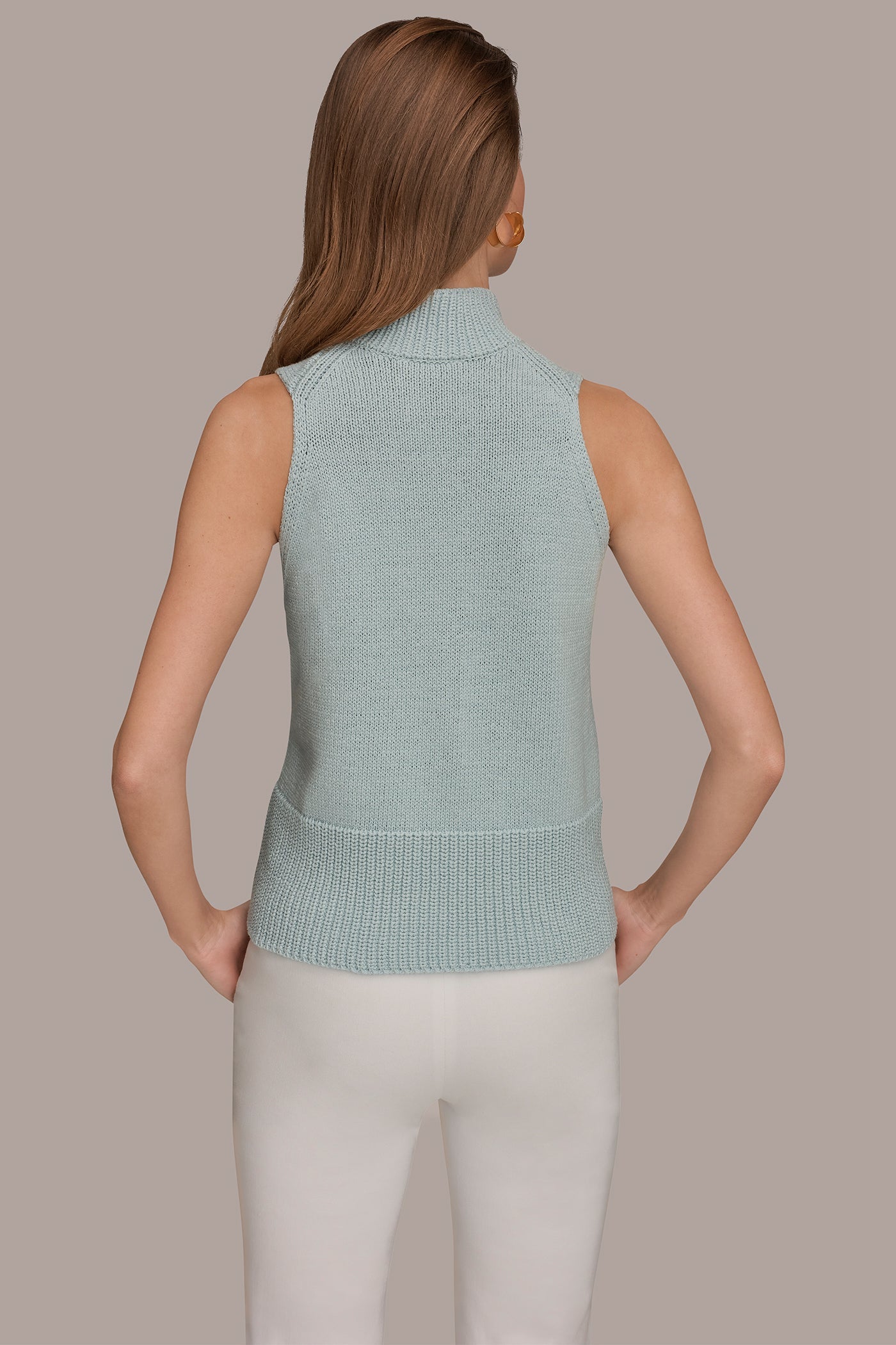 Donna Karan | SLEEVELESS A-LINE SWEATER