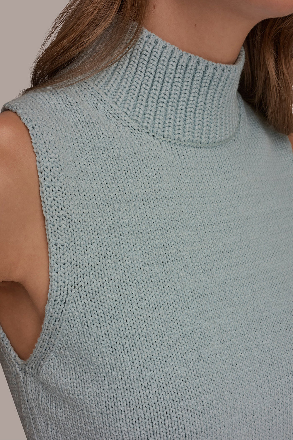 Donna Karan | SLEEVELESS A-LINE SWEATER