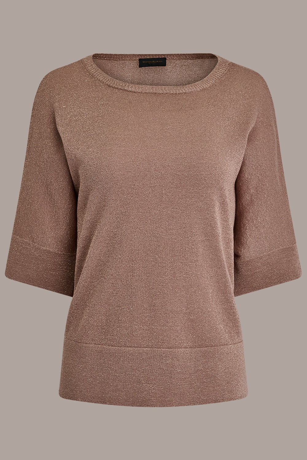 Donna Karan | METALLIC WIDE CUFF SWEATER